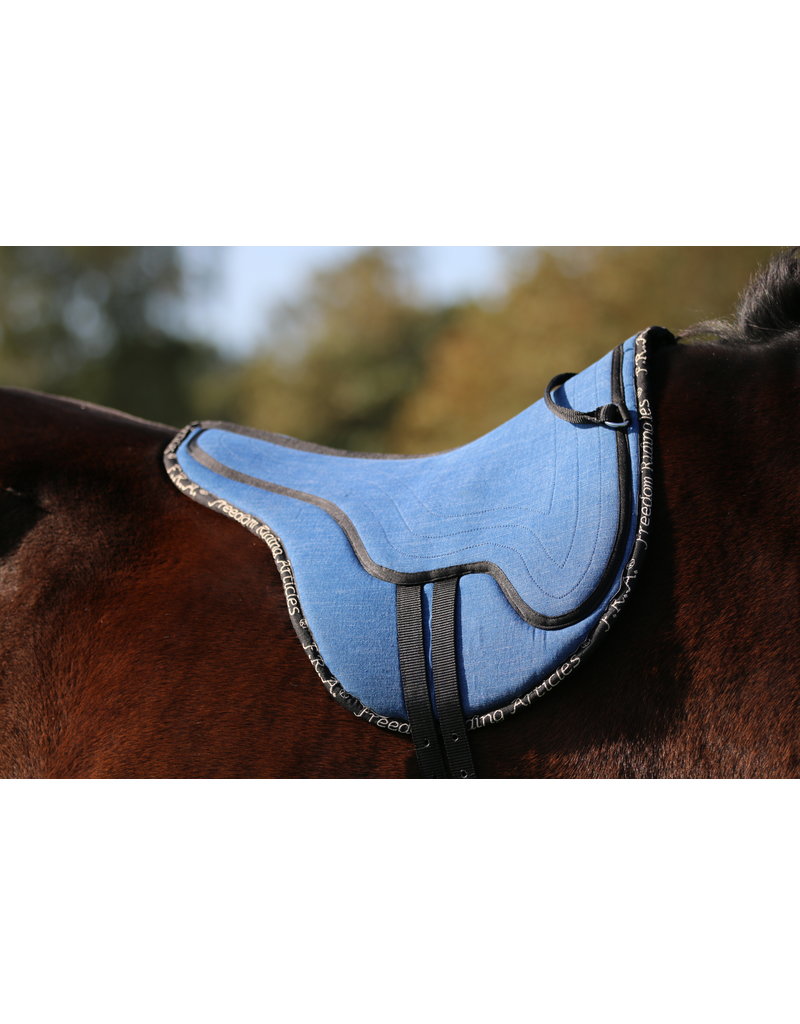 Barbackasadel / ripad F.R.A® Jeany Denim (Close Contact), denimblå - 4