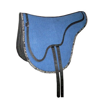 Barbackasadel / ripad F.R.A® Jeany Denim (Close Contact), denimblå