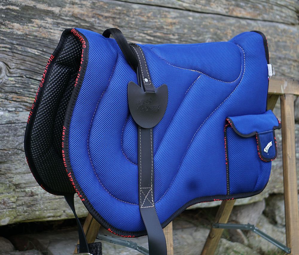 Pioneer® Ride pad / Barebackpad Air Mesh LIGHTWEIGHT, blue - 7