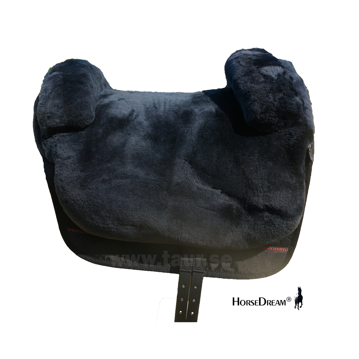 Horsedream® Bareback saddle / lambskin saddle Iberica Plus Graphite M/L - 2