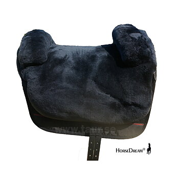 Horsedream® barbackasadel / lammskinnssadel Iberica Plus Grafit M-L 
