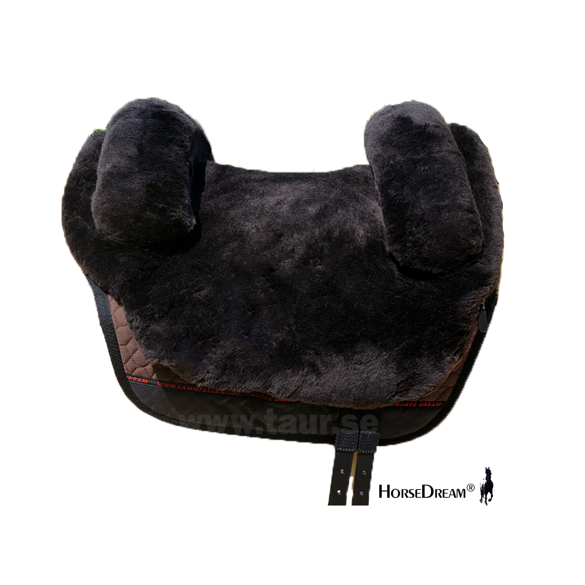 Horsedream® Bareback saddle / lambskin saddle Iberica Plus Brown M/L - 2