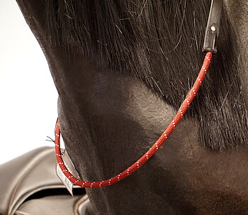 Balance Rein / halsring  / cordeo, QHP (fyra storlekar!), burgundy