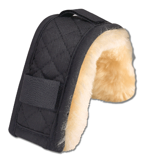 Lambskin noseband or neck protection, 28 cm - 9