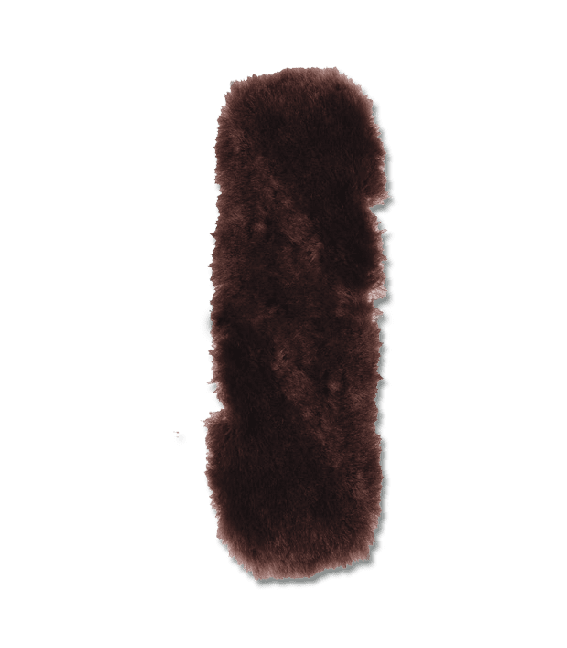 Lambskin noseband or neck protection, 28 cm - 3