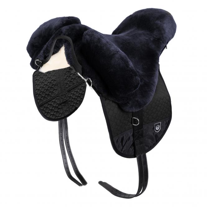 Horsedream® Bareback saddle / lambskin saddle Premium Plus Grafit M/L