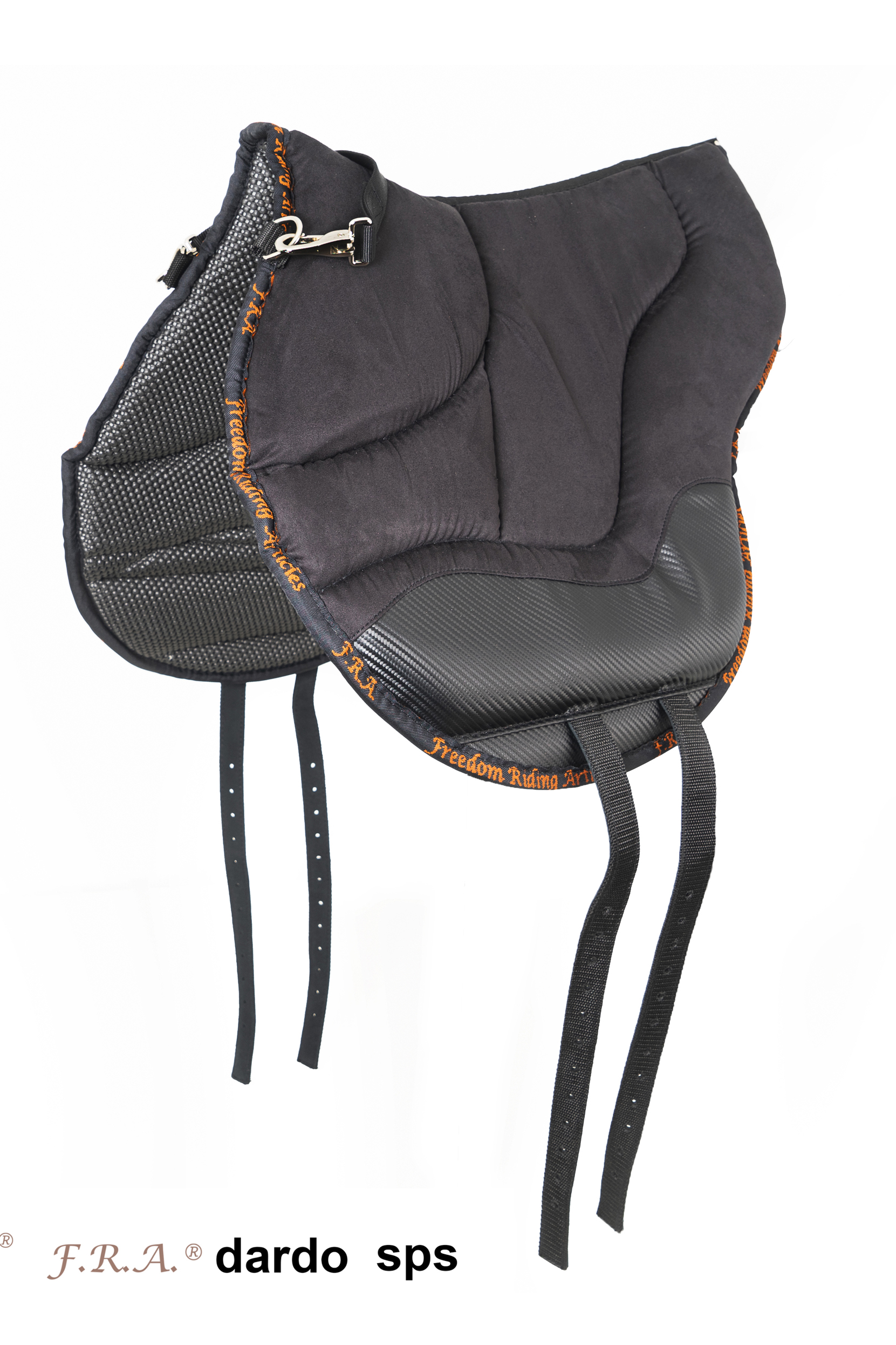F.R.A® Dardo barbackasadel / ridpad 'SPS',  full, svart