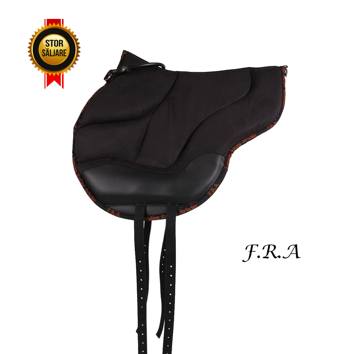 F.R.A® Dardo barbackasadel / ridpad 'SPS',  full, svart - 4
