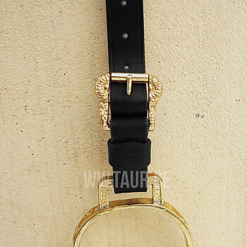 Baroque buckles for stirrups / webbers, gold