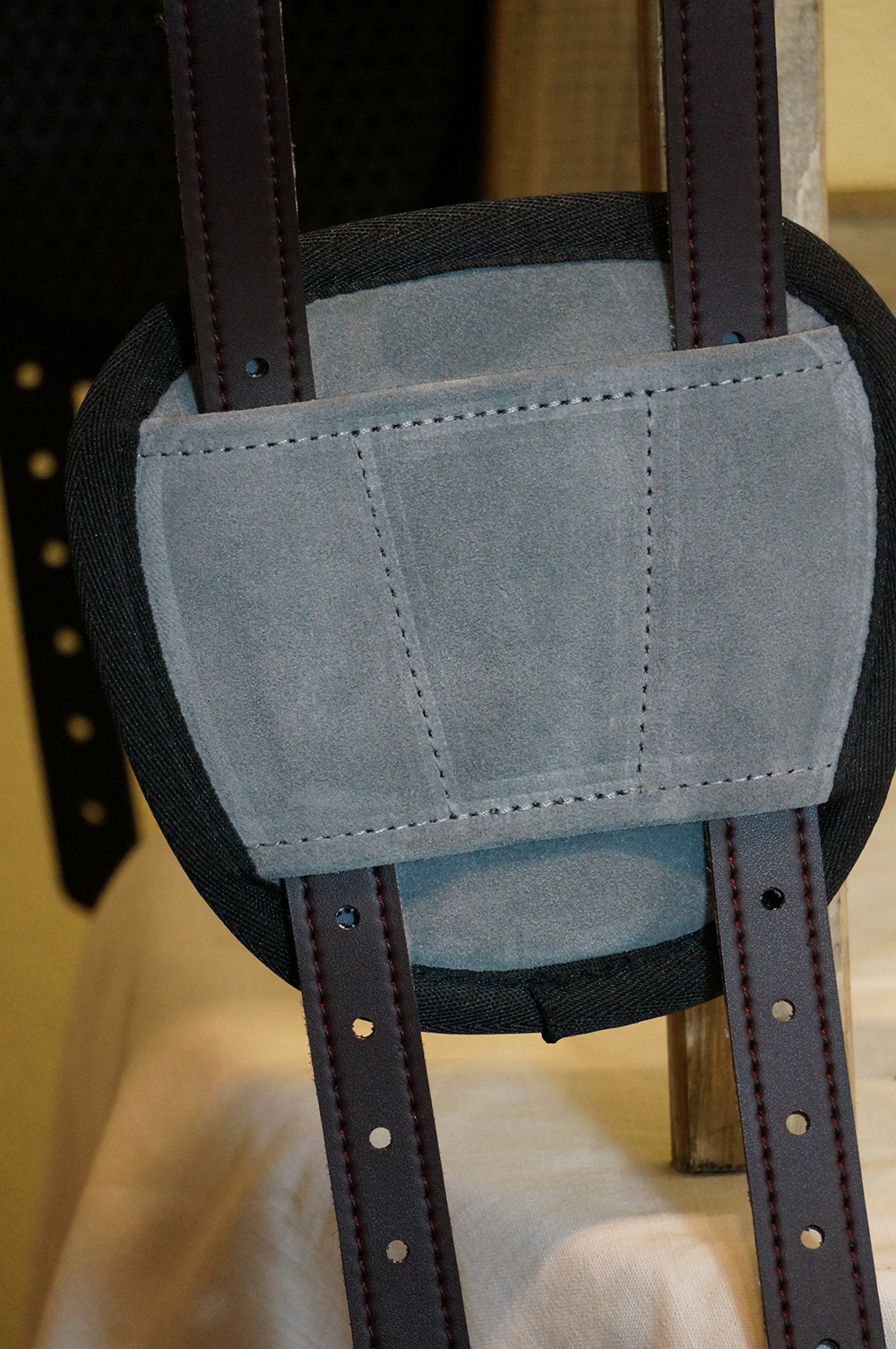 Brockamp ride pad / barebackpad in suede 'Special',  light grey - 6