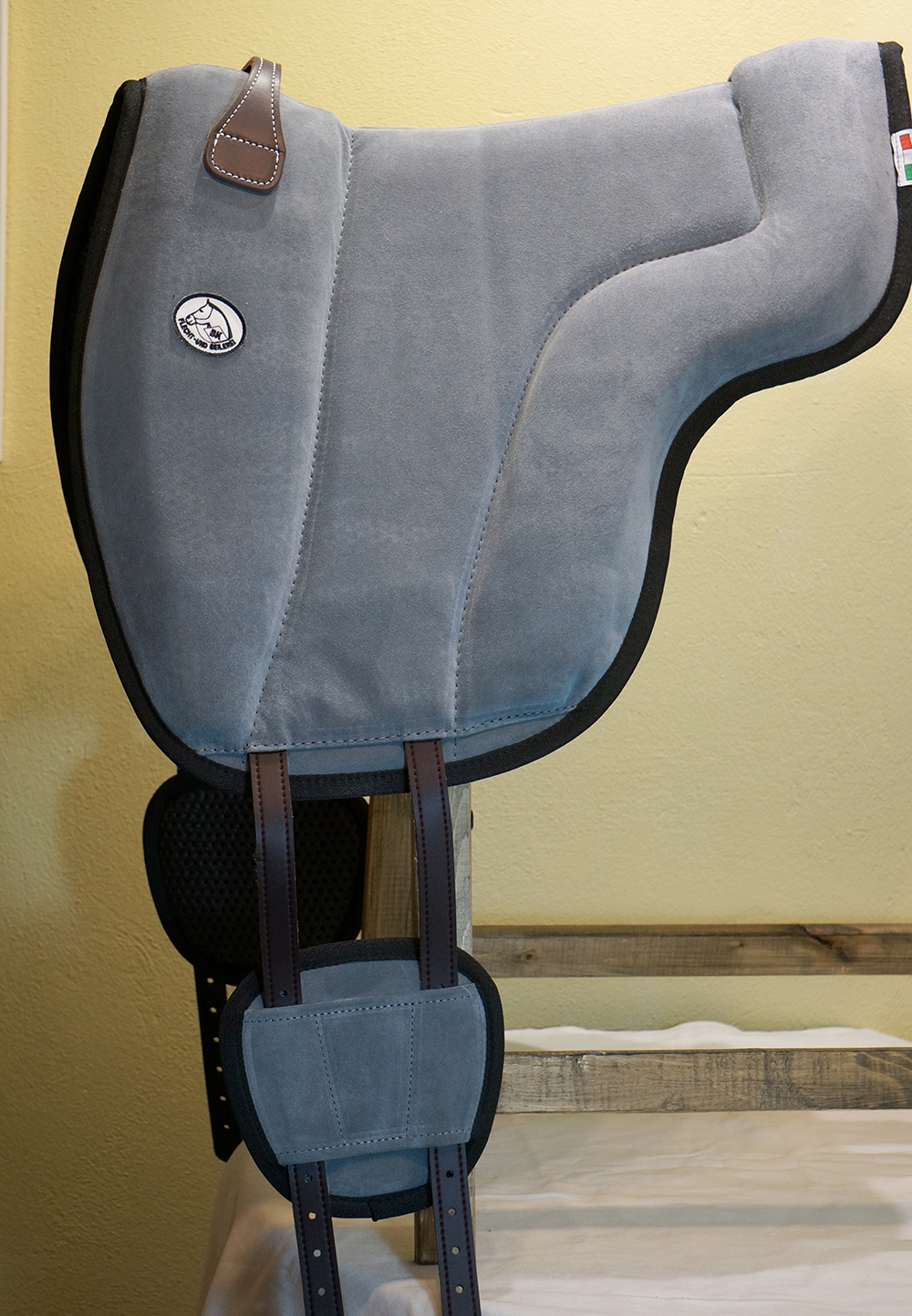 Brockamp ride pad / barebackpad in suede 'Special',  light grey - 3