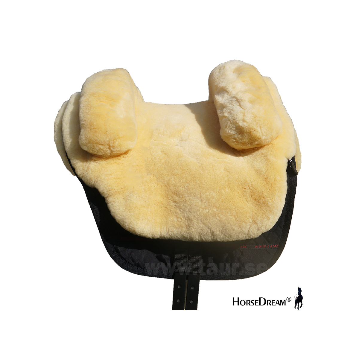 Horsedream® Bareback saddle / lambskin saddle Iberica Plus Creme Shetland - 2