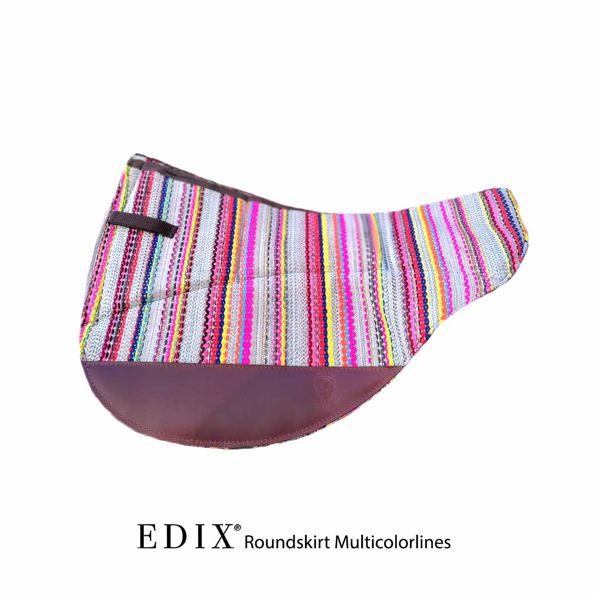 EDIX® Western pad woolfelt roundskirt (incl. 8 inserts), MultiColor
