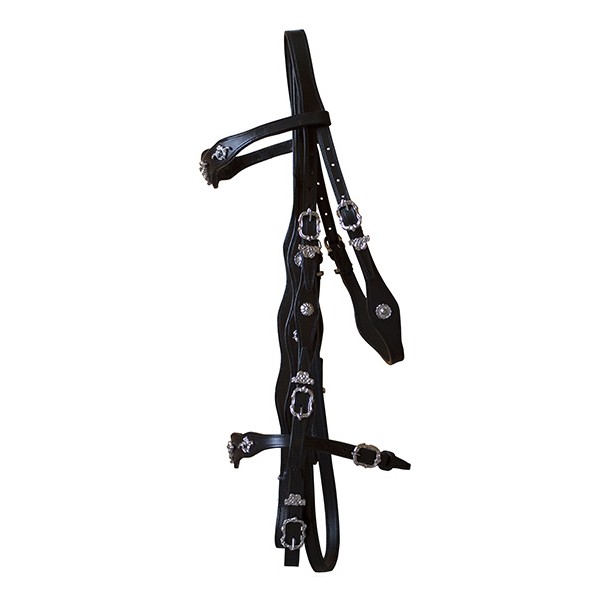 Marjoman Portuguese Cortezia Bridle incl. one rein - 11