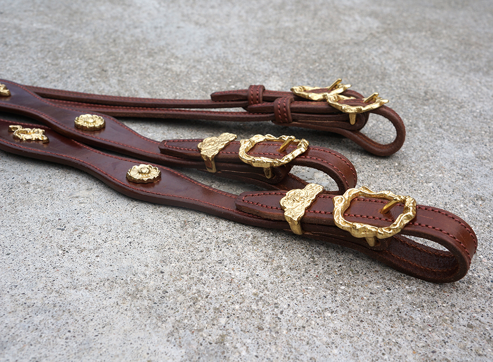Marjoman Portuguese Cortezia Bridle incl. one rein - 5