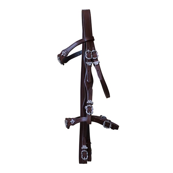 Marjoman Portuguese Cortezia Bridle incl. one rein - 13
