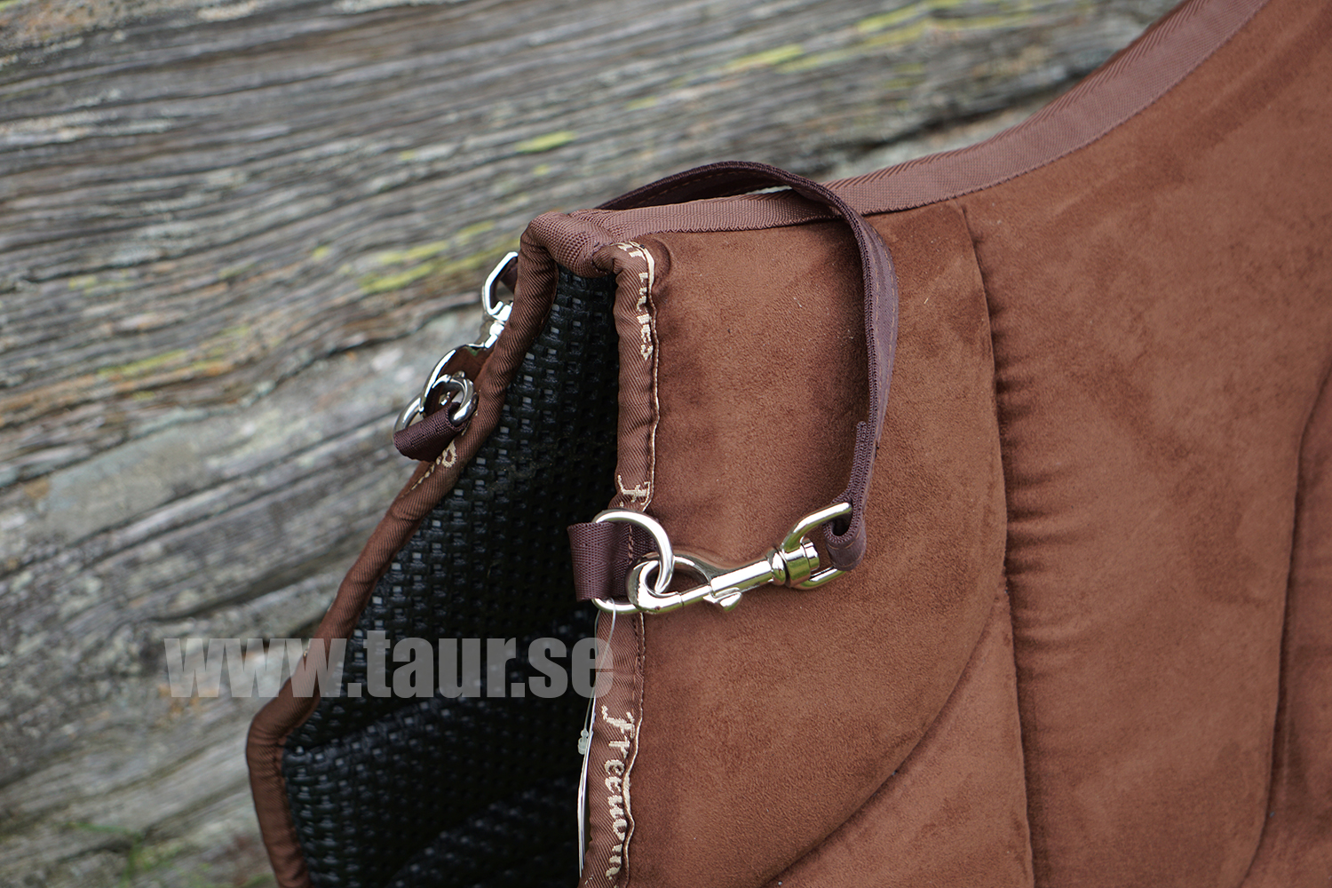 F.R.A® Dardo bareback saddle / ride pad 'Basic', full, brown - 4