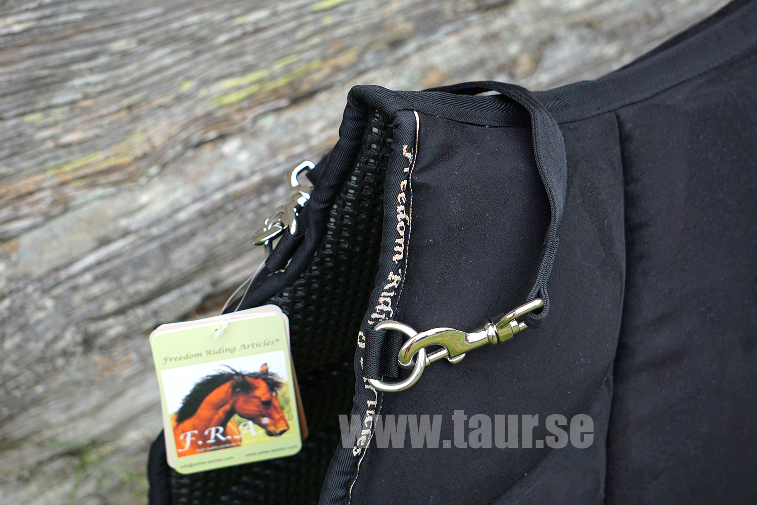 F.R.A® Dardo bareback saddle / ride pad 'Basic', full, black - 5