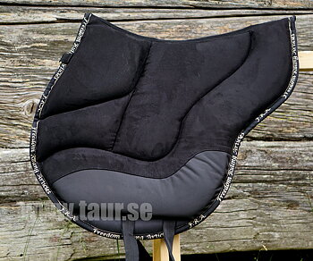 F.R.A® Dardo bareback saddle / ride pad 'Basic', full, black