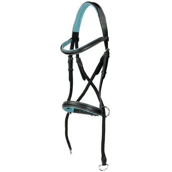 F.R.A® Dietsji Crossunder/Sidepull, black/blue - 3