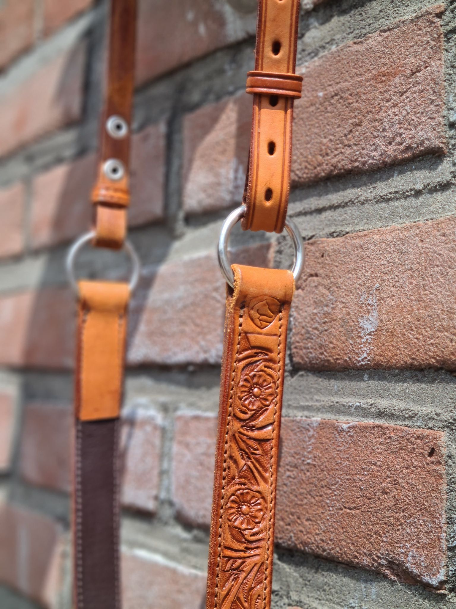 Neck ring / cordeo Edix© Rose, cognac - 3