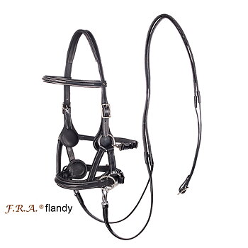 F.R.A® Flandy Sidepull inkl. tyglar, svart