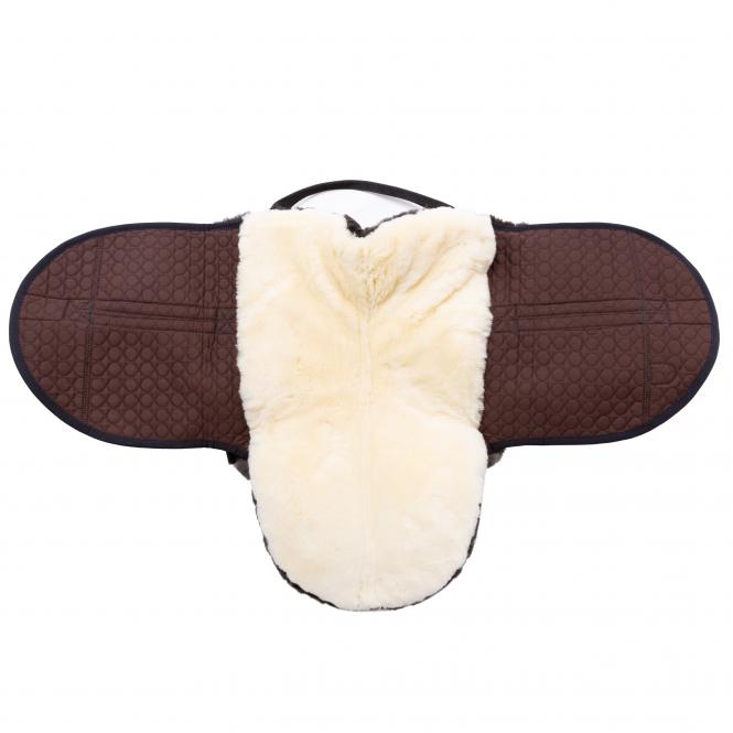 Horsedream® Bareback saddle / lambskin saddle Basic Plus Brown S/M - 7