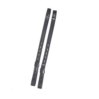 Dressage Enkelstigläder / Webbers Barefoot® (även för sluten ring), svart 