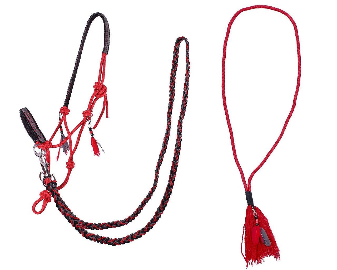 Rope halter combi Liberty QHP,  red - 3