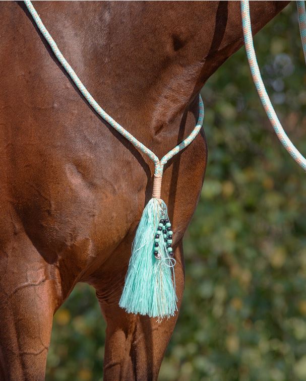 Rope halter combi Liberty QHP, aqua - 5