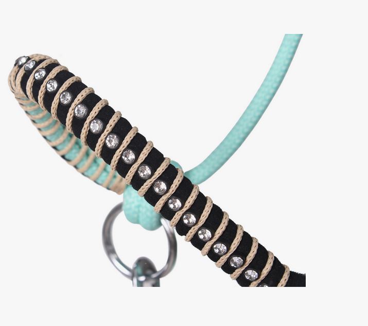 Rope halter combi Liberty QHP, aqua - 8