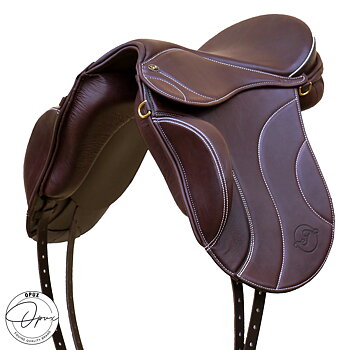Gaiter Dressage V1 (bomlös med vadderade kåpor), brun