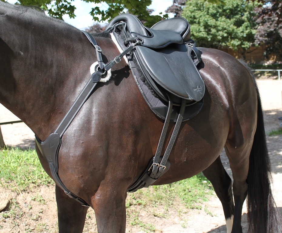   Barefoot Variable Breastplate - Stretch & Breath, brown - 2