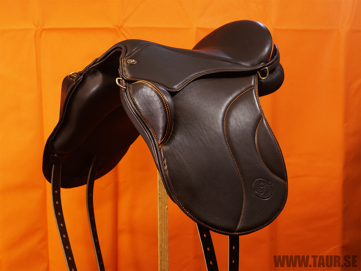 Gaiter Dressage V2 (treeless with padded flaps) Orange Edition - 3
