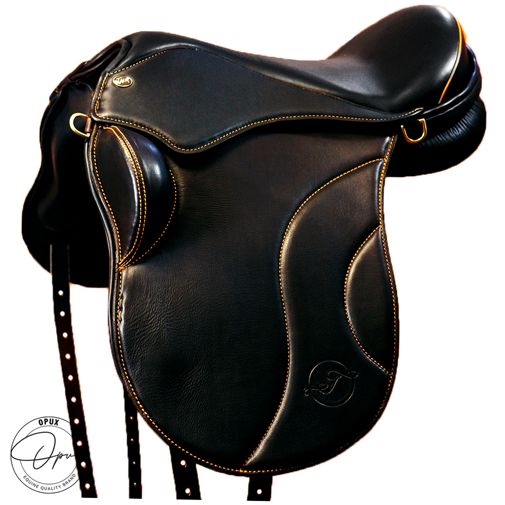 Gaiter Dressage V2 (treeless with padded flaps) Orange Edition - 2