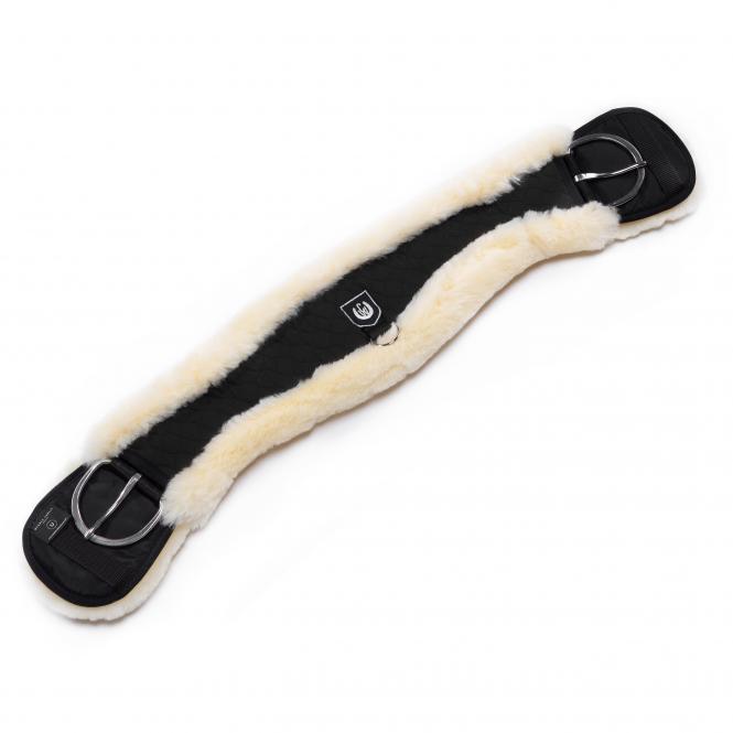 Horsedream® Western Girth Anatomical 'Moon', lambskin - 3