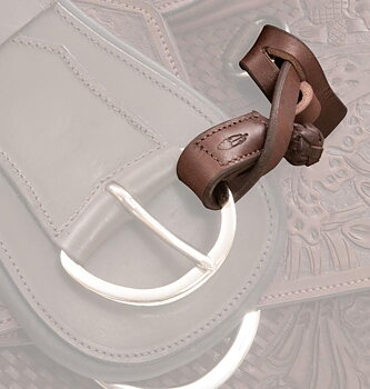 Barefoot® stigbygel och gjordhållare i läder