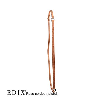 Halsring  / cordeo Edix© Rose, natur
