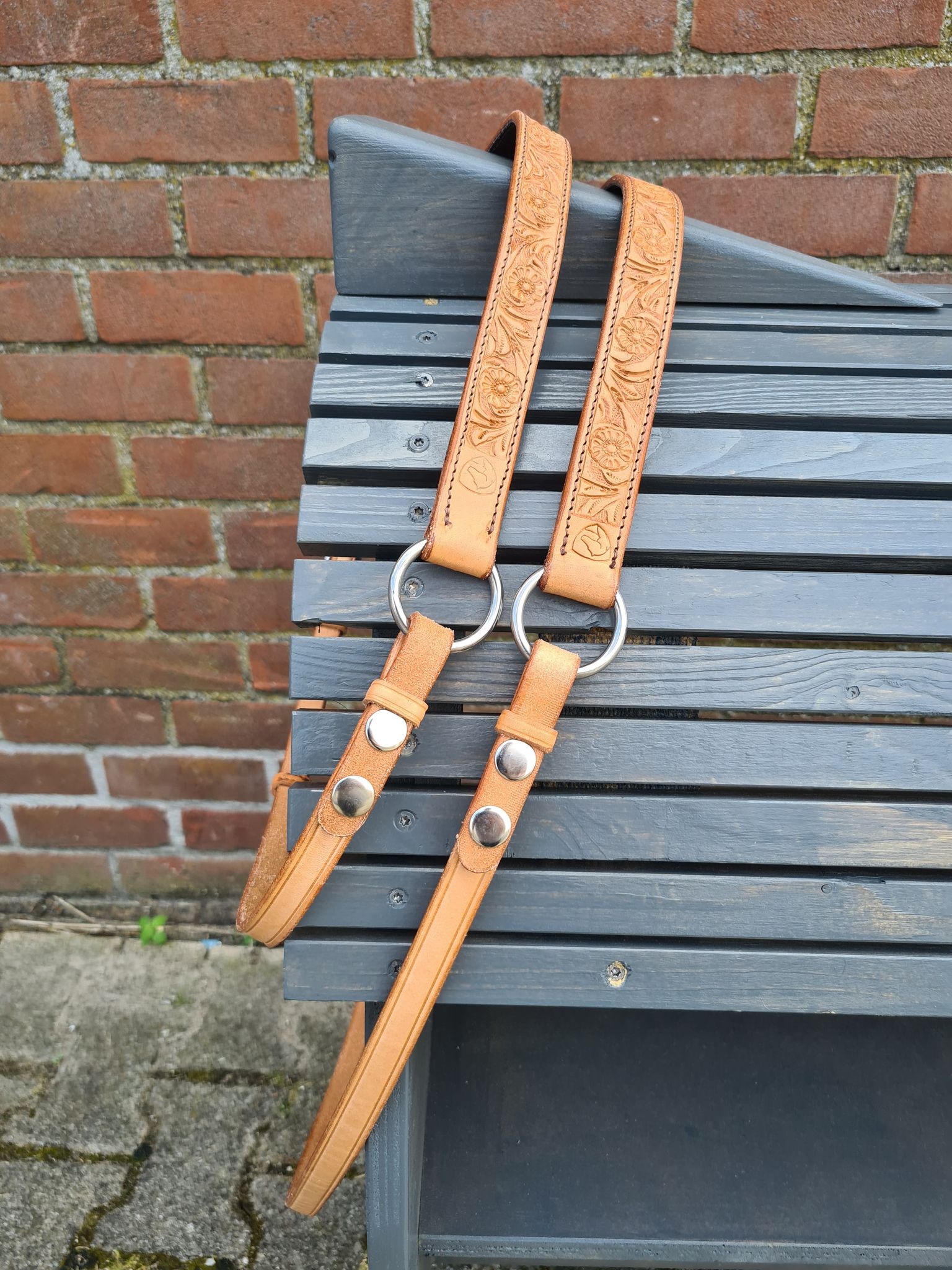 Neck ring / cordeo Edix© Rose, natural - 5
