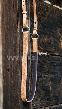 Halsring  / cordeo Edix© Rose, natur