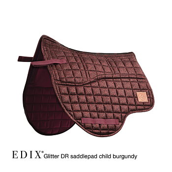 EDIX® Glitter Dressyrschabrak, barn/ponnystorlek (inkl. ilägg)