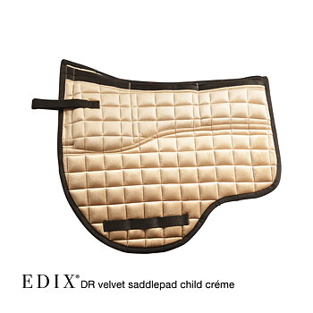 EDIX® Velvet Dressyrschabrak, barn/ponnystorlek (inkl. ilägg)