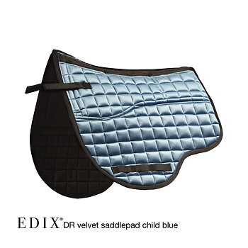 EDIX® Velvet Dressyrschabrak, barn/ponnystorlek (inkl. ilägg)