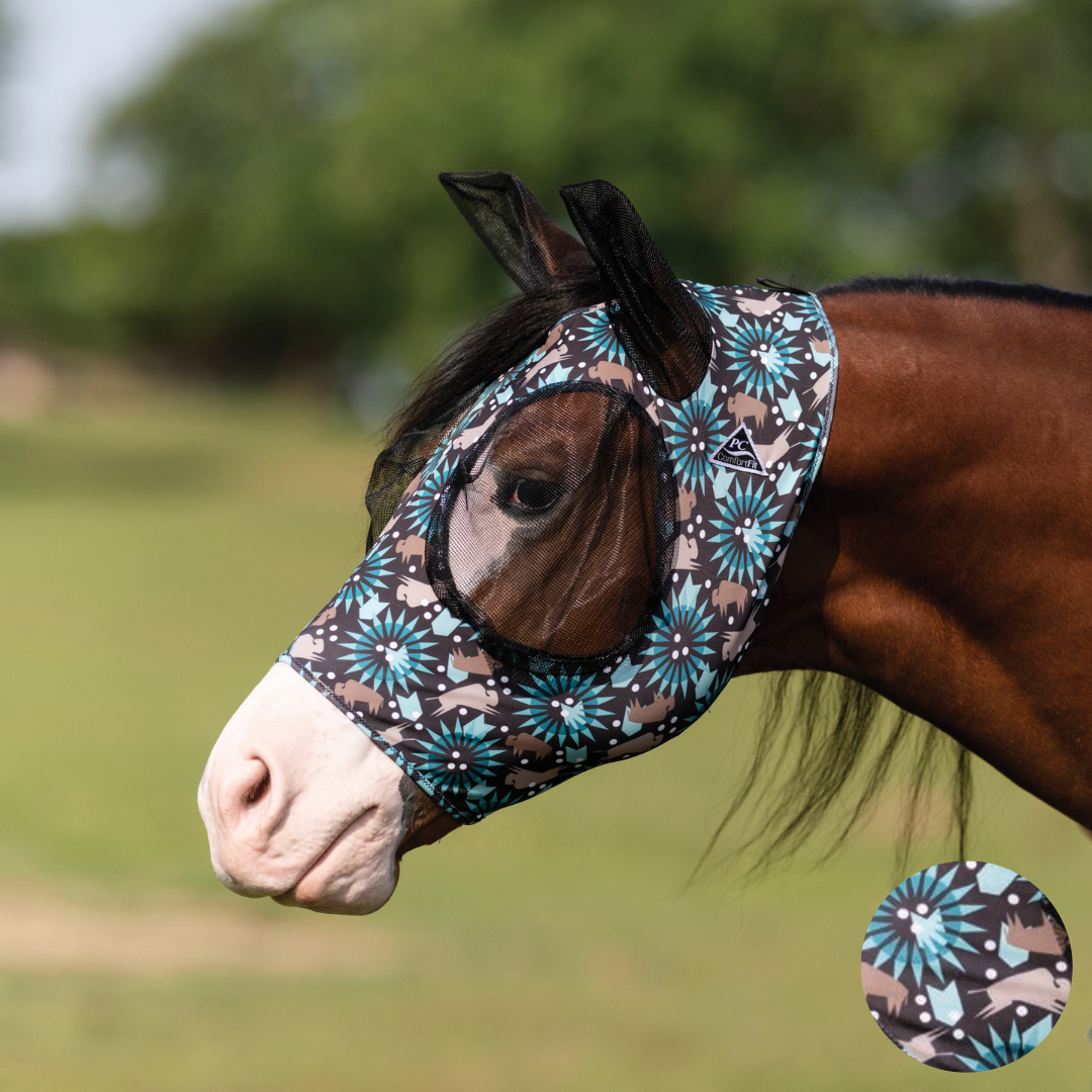 Professional's Choice® Fly Mask (with ears) Comfort-Fit™, Bison