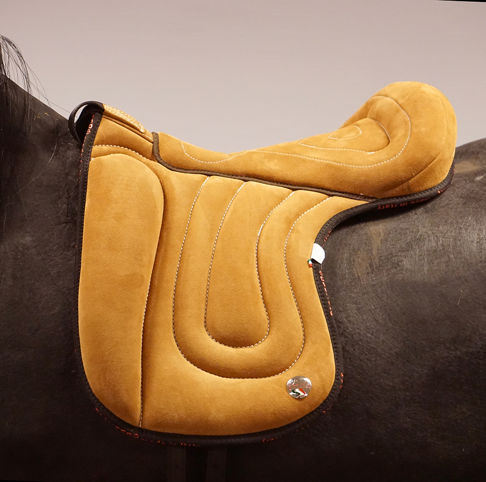 Pioneer® Verona ride pad Classic Support (incl. girth), brown - 4