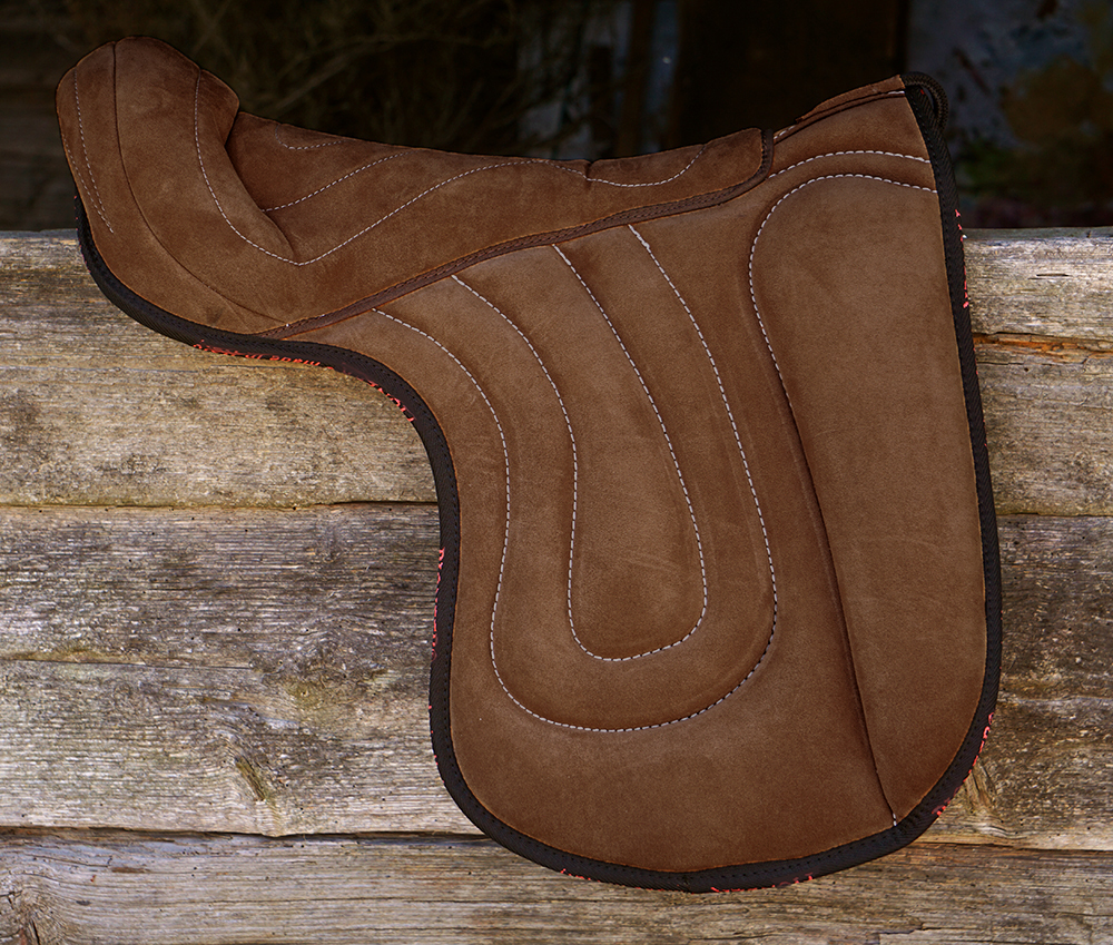 Pioneer® Verona ride pad Classic Support (incl. girth), brown - 3