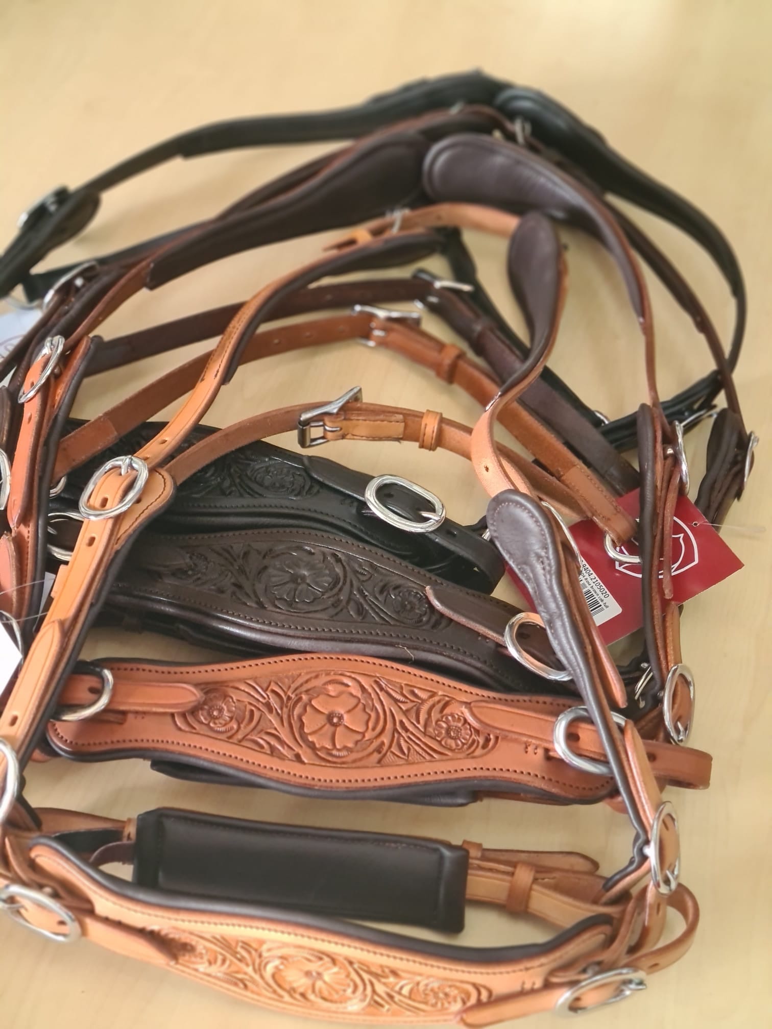 Hackamore bridle Anatomical, Edix© Rose, natural - 4