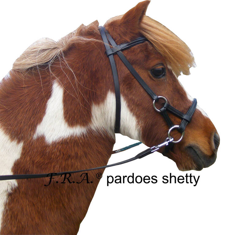 F.R.A® Pardoes Sidepull inkl. tyglar (mini-shettis upp till full), svart - 9