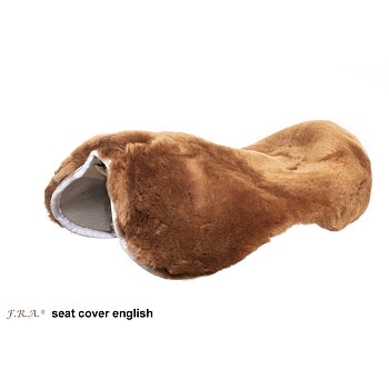 F.R.A.® Seatsaver / rumpvärmare (dressyr, island, allround, hopp), fårskinn, cappuccino