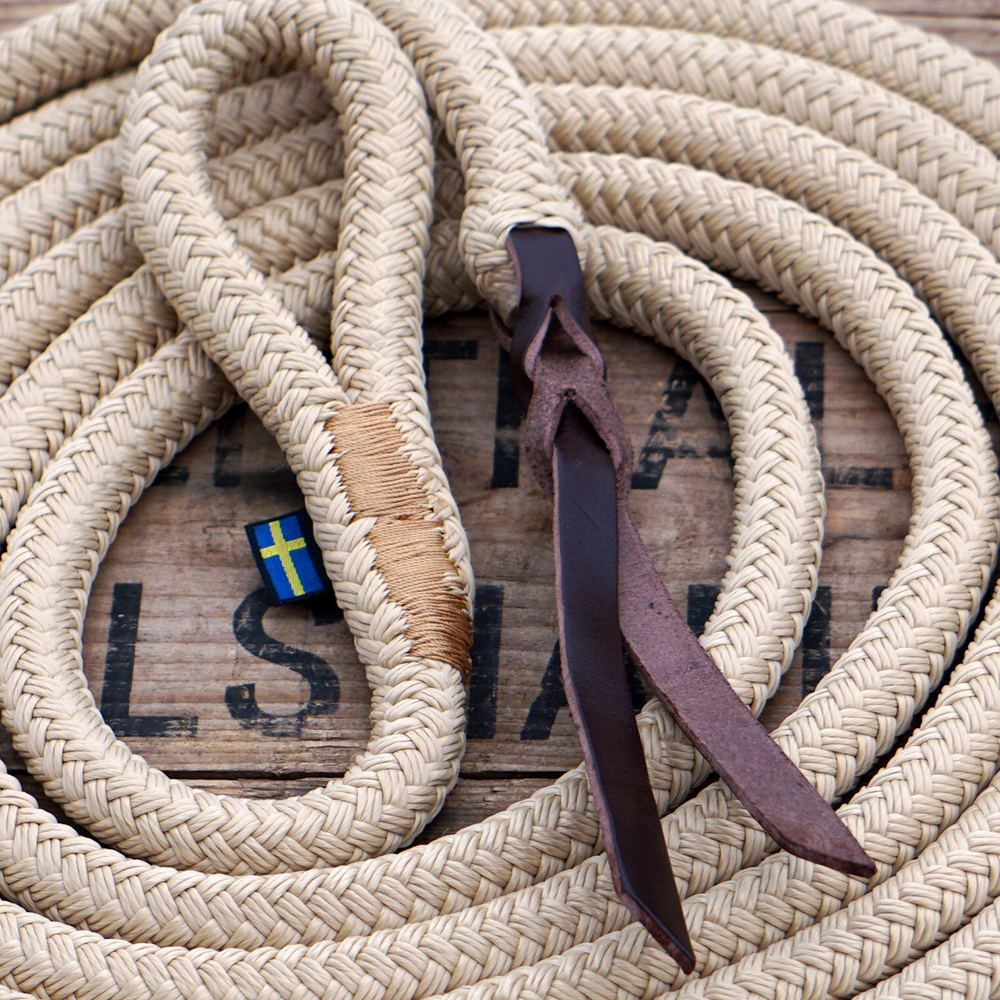 Opux® Horsemanship Rope PRO, beige, 4,5 m - 2